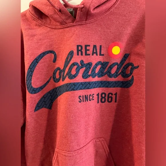 GILDAN Denver Colorado hoodie sweatshirt drawstring pocket size s heavy blend - Picture 9 of 9